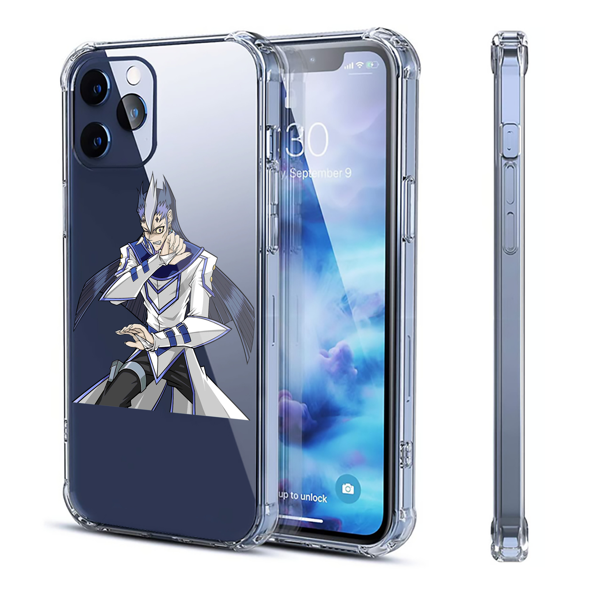 （画像用） 遊☆戯☆王 Yu-Gi-Oh! 【iPhone 12シリーズ対応】透明スマホケース（クリアソフトケース）